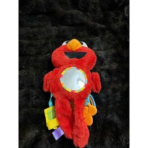 Bright Starts Sesame Street Elmo Travel Buddy taggies plush baby toy mirror car